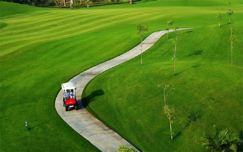 Golfing at Dansavanh Golf & Country Club