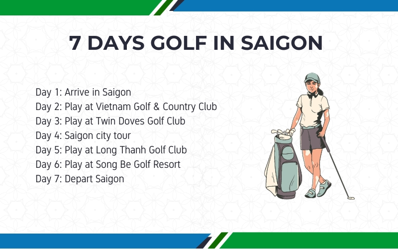 7 days golf in Saigon