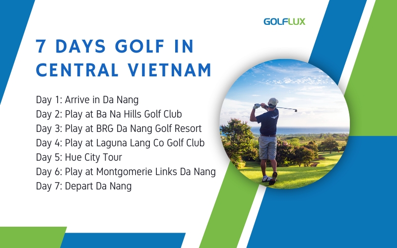 7 days golf in central vietnam