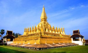 Pha That Luang stupa, Vientiane, Laos