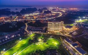 FLC Ha Long Bay Golf Club at night