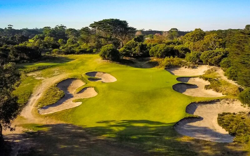 The 6th at Royal Melbourne Golf Club