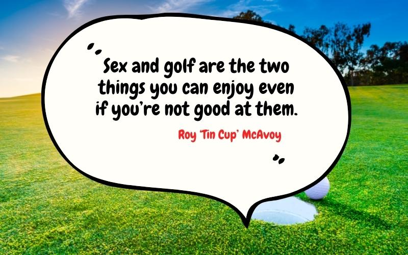 enjoy fun in golf