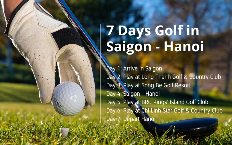 7 days golf in Vietnam