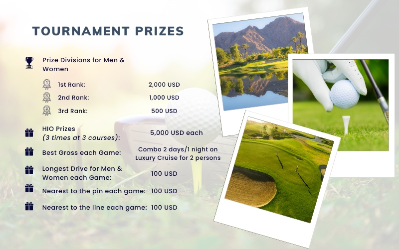 Vietnam Tourism Open's prizes