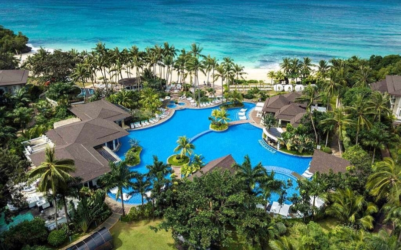 A luxurious resort in the Philippines