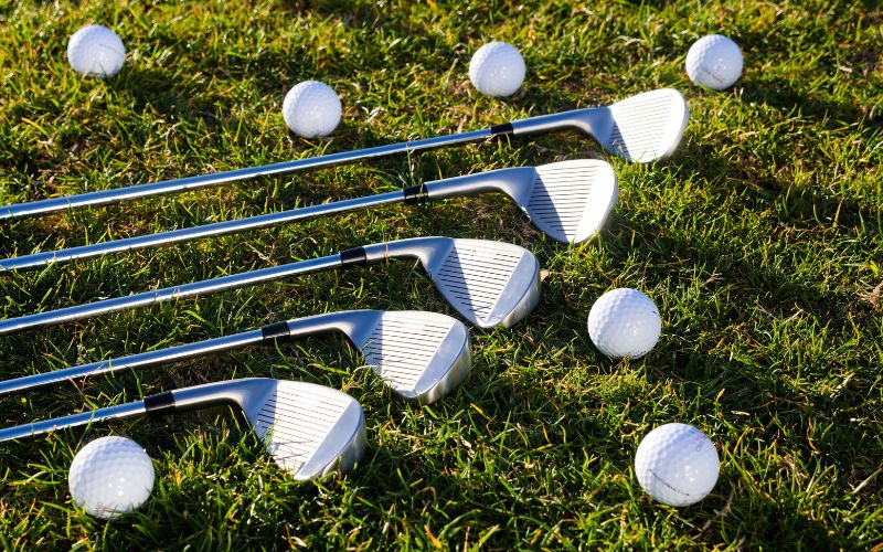 A collection of premium golf clubs