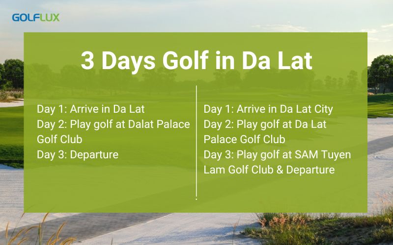 Da Lat Golf Package 3 Days