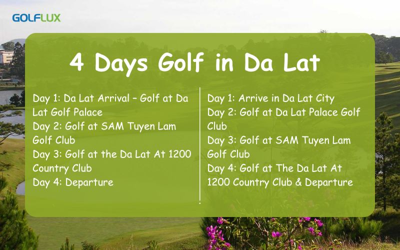 Da Lat Golf Package 4 Days