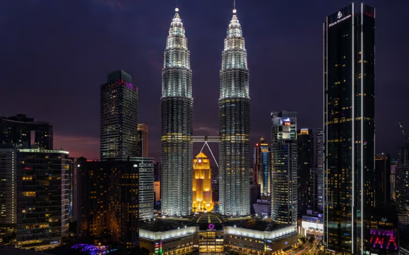 Petronas Twin Towers in Kuala Lumpur