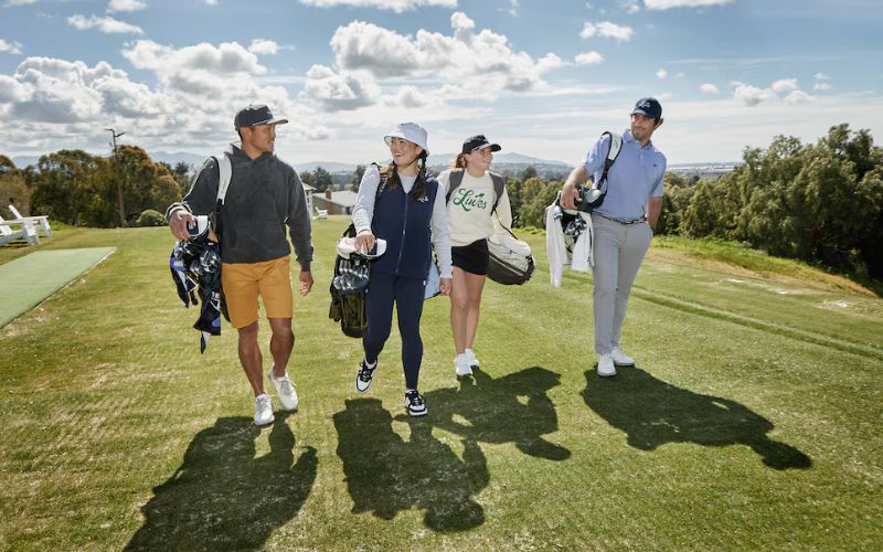 A Group of well-dressed golfers