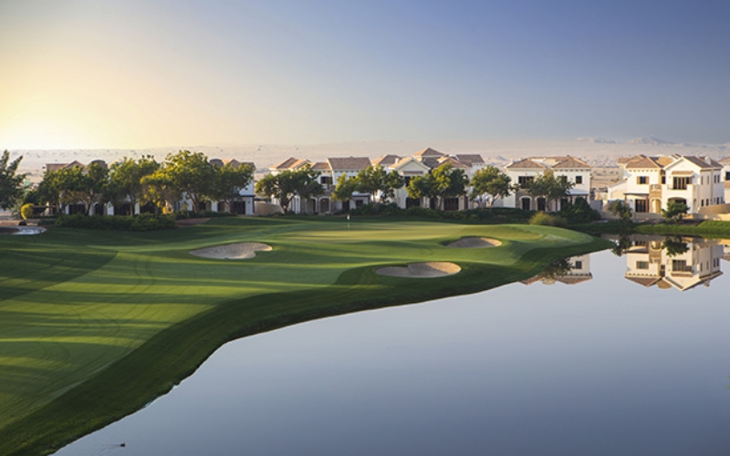 Jumeirah Golf Estates feature many 5-star villas with stunning views