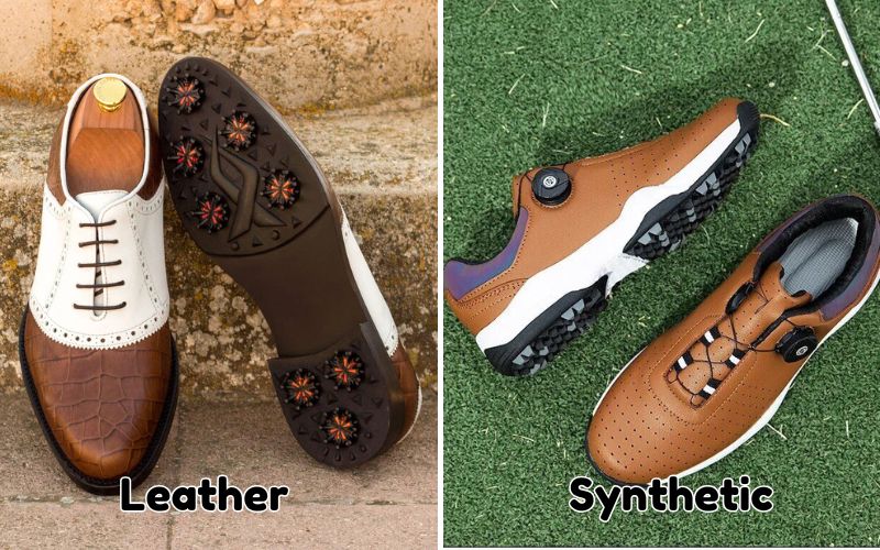 Leather & Synthetic Golf Shoes