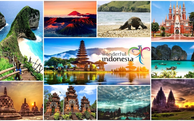 Main attractions in Indonesia