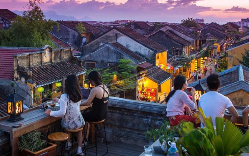 Cafe at Faifo to enjoy Hoi An view from above