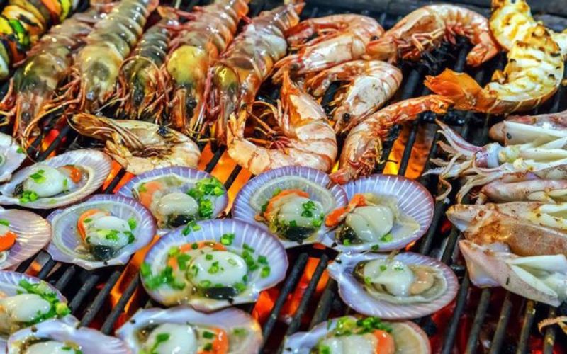 Fresh seafood in Phan Thiet