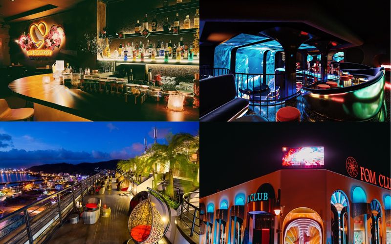 Bustling night clubs in Ha Long