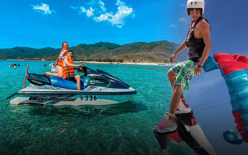 As a coastal tourist city, Nha Trang offers a wide variety of water activities