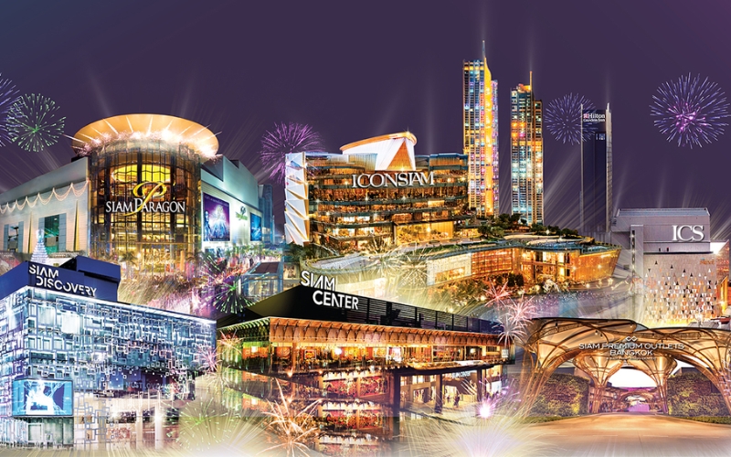 Bangkok is a shopping paradise with many famous malls