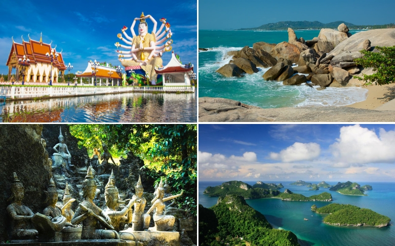 Some famous tourist attractions in Koh Samui