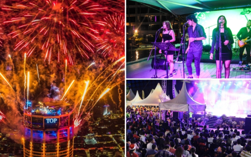 Some bustling nightclubs in Penang