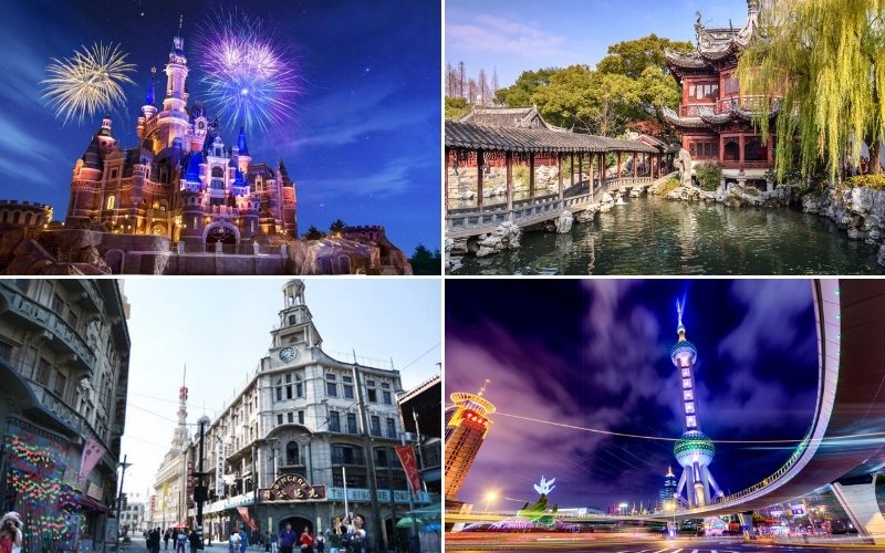 Some of the most famous tourist destinations in Shanghai