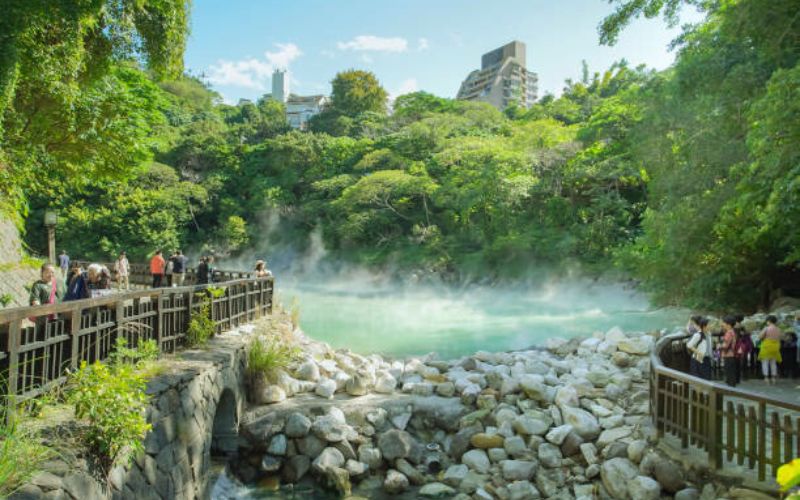 Hot spring in Beitou