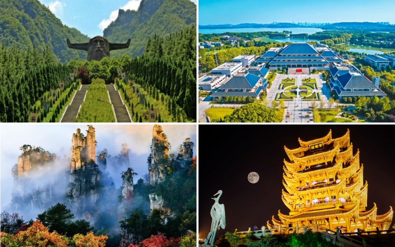 Some of the most famous destinations in Hubei