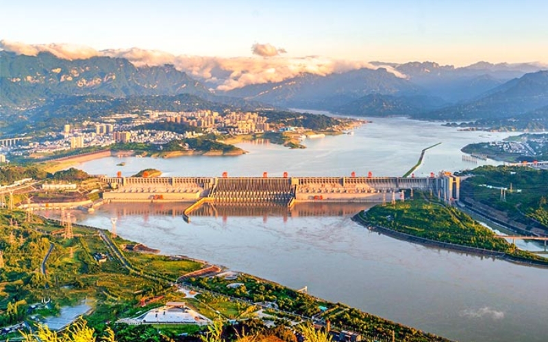 Three Gorges Dam, the largest hydroelectric dam in the world