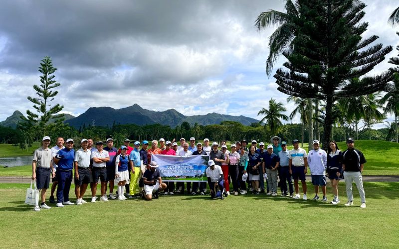 local and international golfers came to event